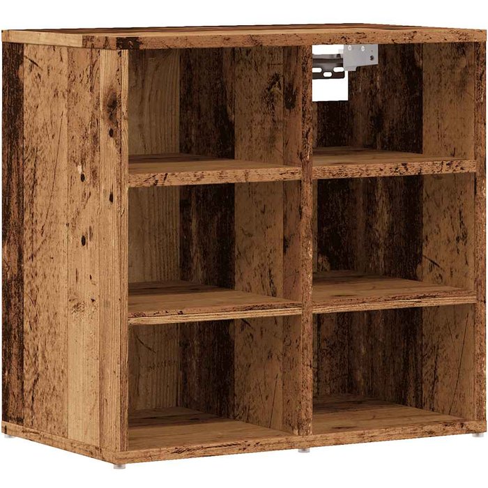 Zapatero madera vieja 52x30x50 cm - comfortxl