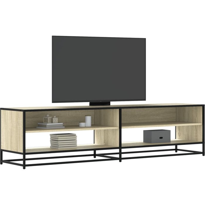 Mueble de tv de roble sonoma, 180,5 x 40 x 46 cm, madera de ingeniería