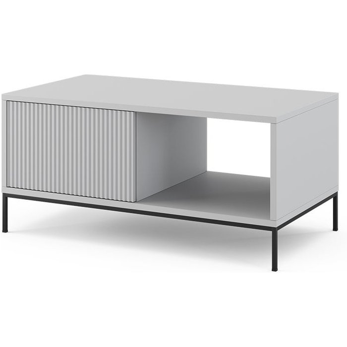 Vicco mesa de centro eliza, gris, 90 x 50 cm