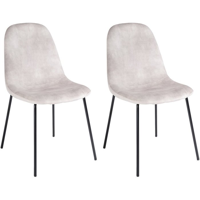 Pack de 2 sillas gina beige