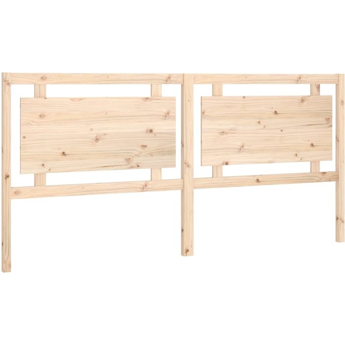 Cabecero de cama - mueble cabecero madera maciza de pino 205,5x4x100 cm