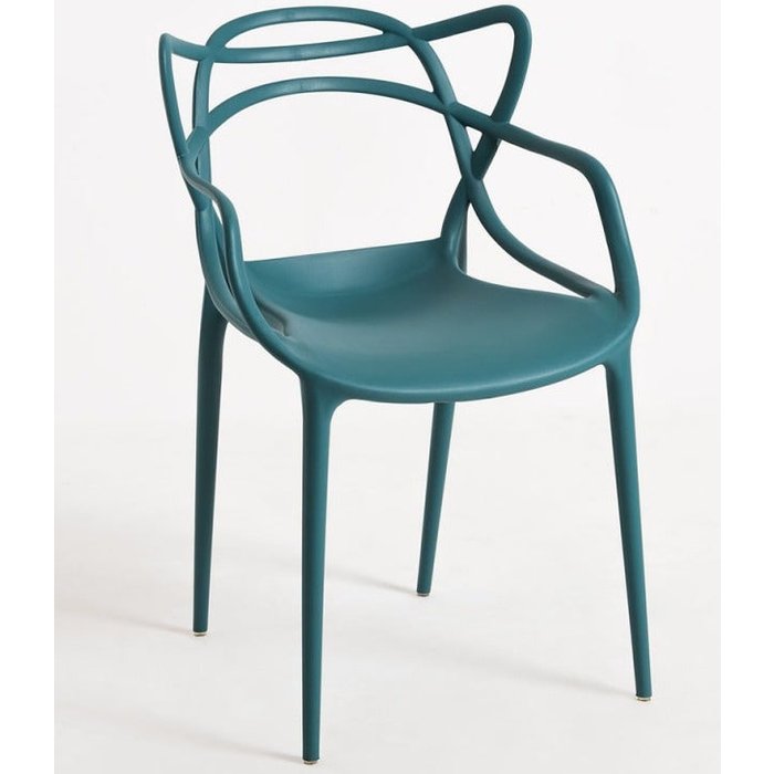 Silla beliano premium con reposabrazos - interior y exterior-color azul pato