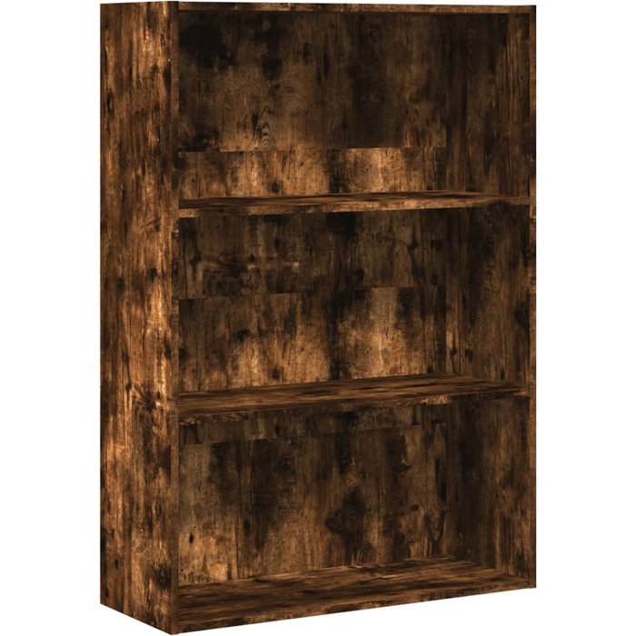 Estantería madera de ingeniería roble ahumado 80x30x114 cm – comfortxl