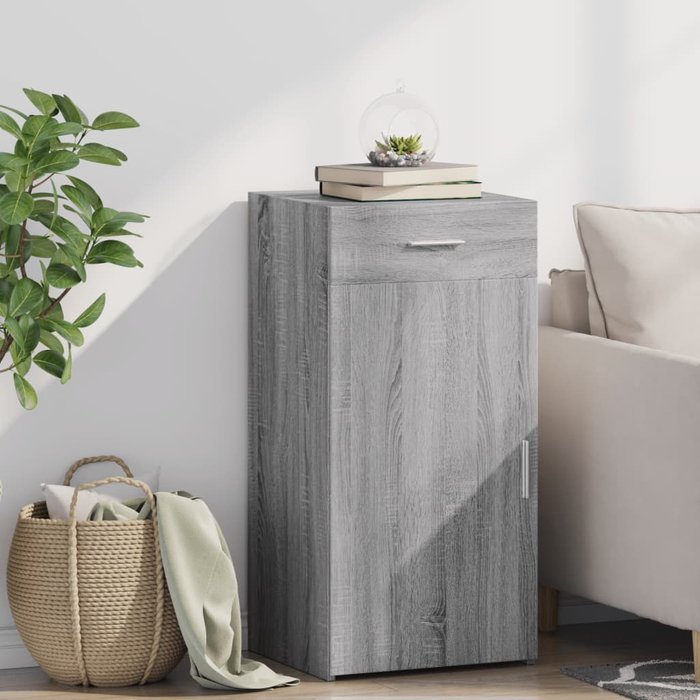 Aparador gris sonoma 45x42,5x93 cm madera contrachapada