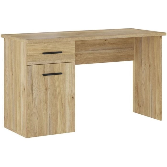 Escritorio new aura armario con cajón natural 72x120x49,8 cm