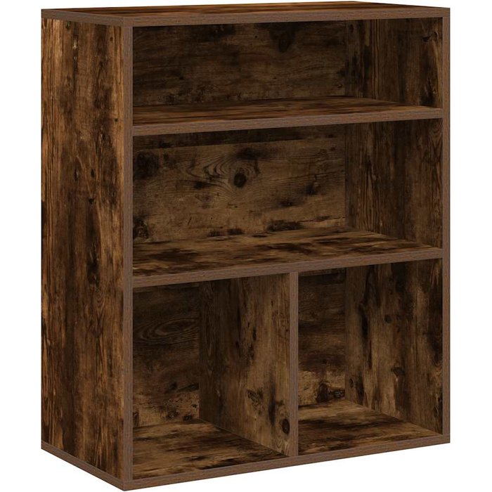 Estantería madera ingeniería color roble ahumado 60x30x71,5 cm – comfortxl