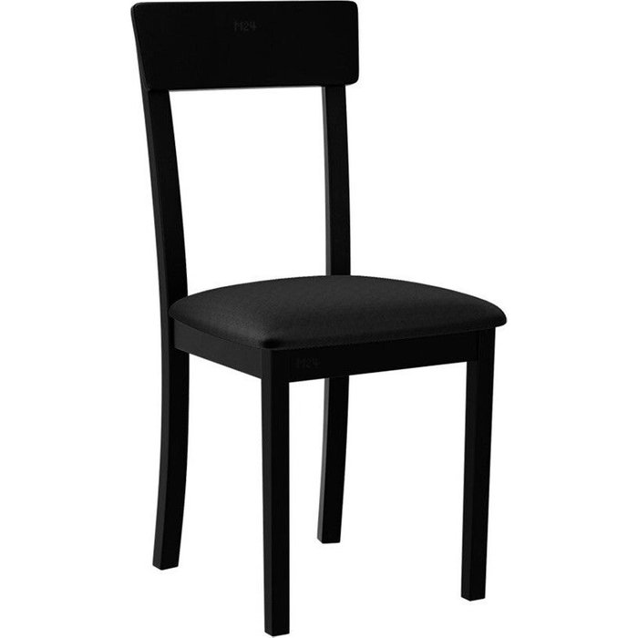 Silla victorville 352, negro, 86x43x47cm, tapiz, de madera, madera