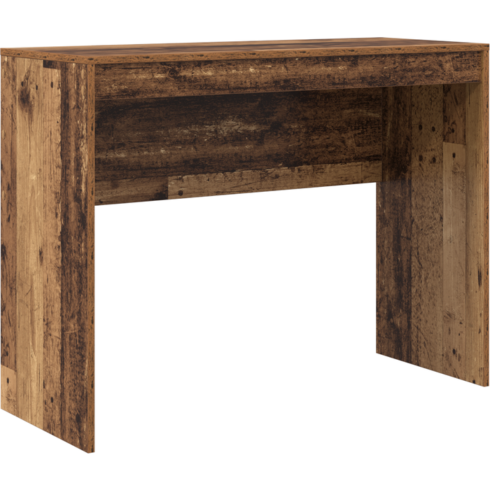 Escritorio de escritura madera vieja madera elaborada cfw51452