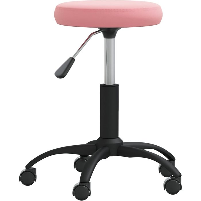 Silla de comedor | silla de cocina de terciopelo rosa cfw34006