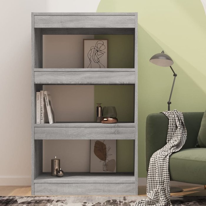Estantería/divisor madera ingeniería gris sonoma 60x30x103 cm – comfortxl