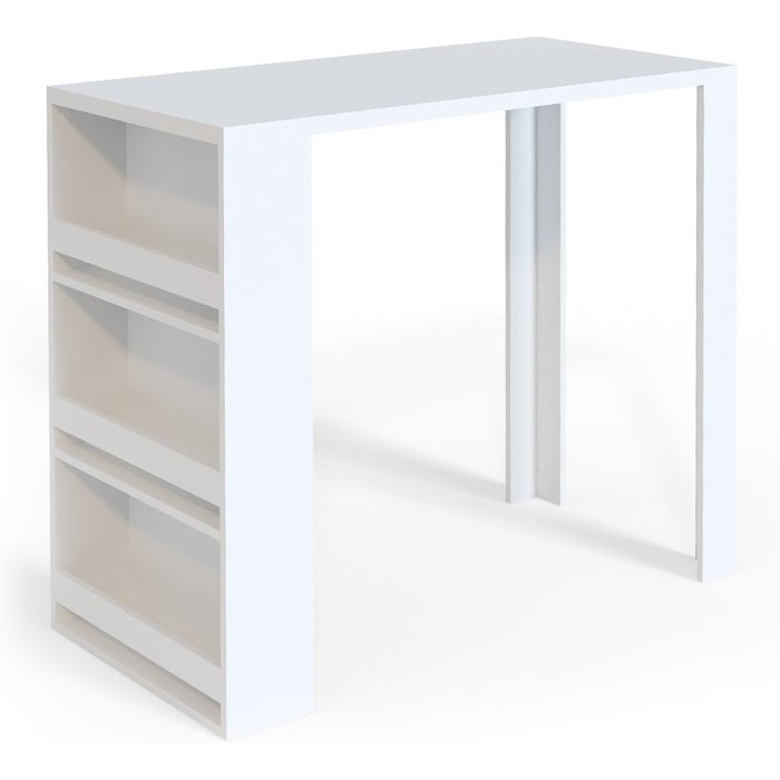 Vicco mesa de bar , blanco, 57 x 117 cm