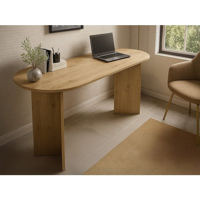 Mesa consola - color: natural claro - topania