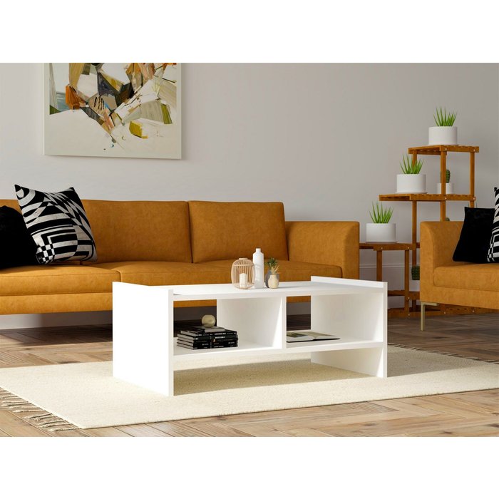 Mesa de centro pera blanco