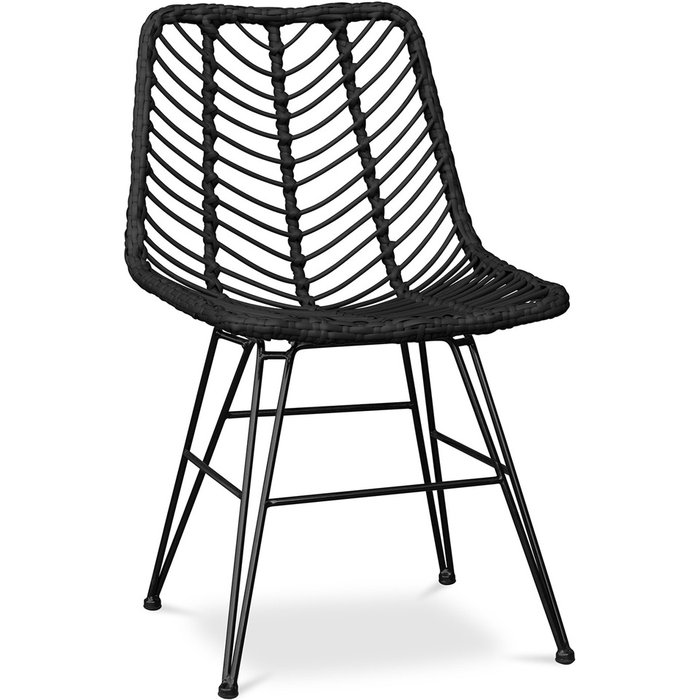 Silla de comedor de caña sintética - valery