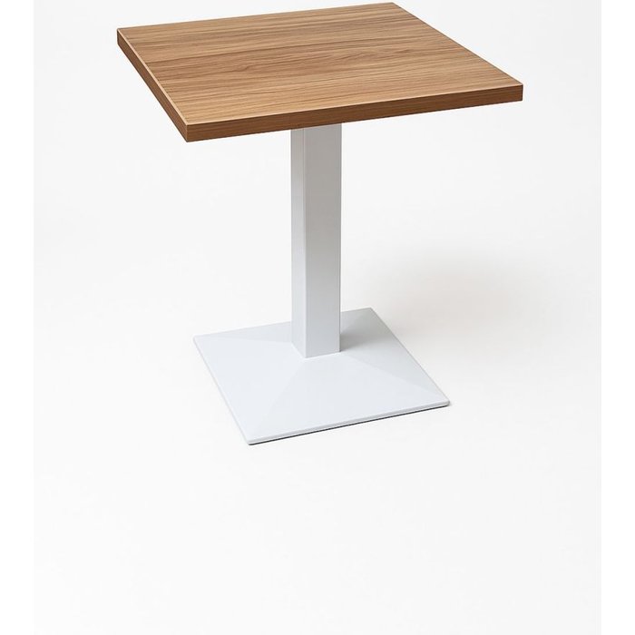 Regalos miguel - mesas bar - mesa kuat white 60 cm - madera oscura