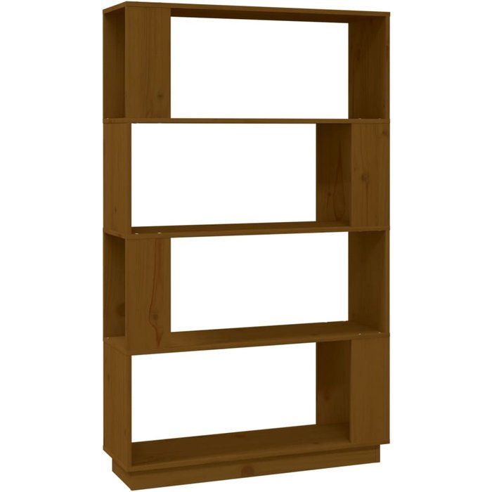 Estantería/divisor madera de pino marrón miel 80x25x132 cm – comfortxl
