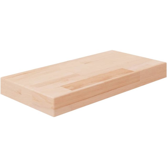 Maison exclusive - tabla de estantería madera maciza roble sin tratar 40x20x4 cm