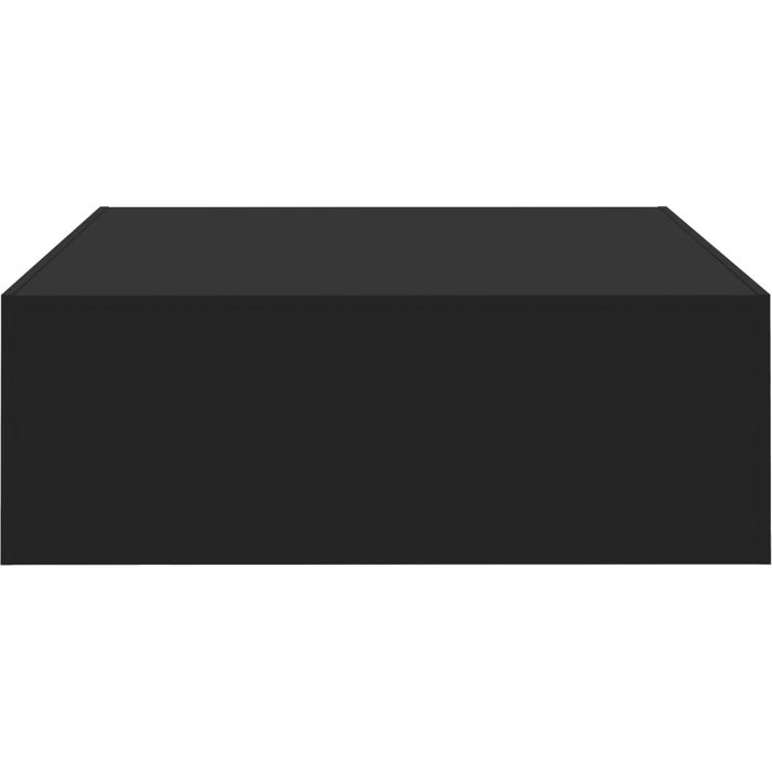 Maison exclusive - mesa de centro madera contrachapada negro 100x100x35 cm