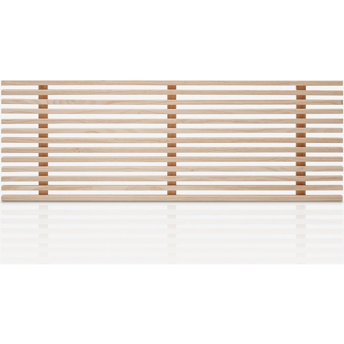 Pejecar – cabecero de madera para cama de 105 cm barniz natural osaka