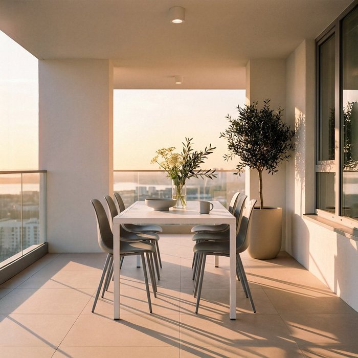 Packs 6 sillas polipropileno gris 45 x 80 cm