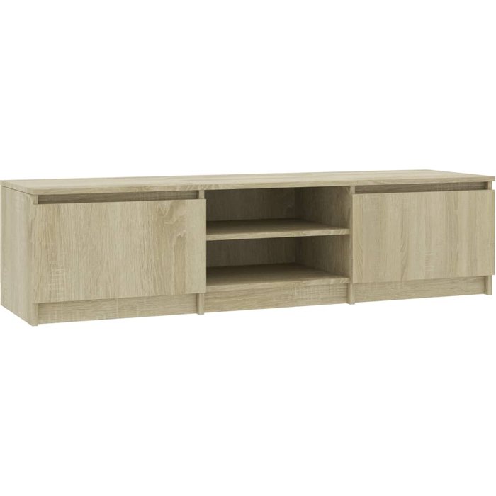 Mueble tv roble sonoma 140x40x35,5 cm aglomerado