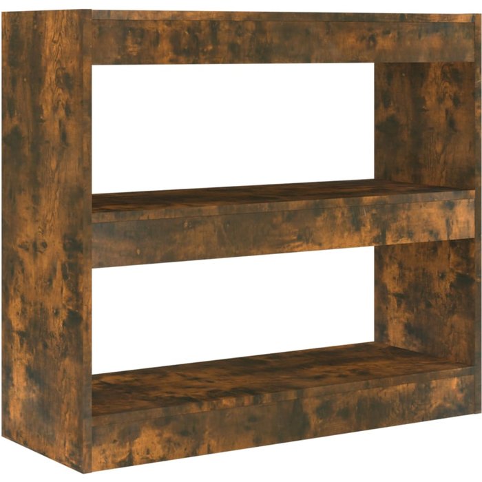 Estantería/divisor de espacios color roble ahumado 80x30x72 cm – comfortxl
