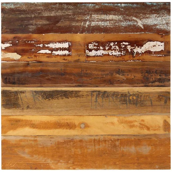 Tablero cuadrado de 70x70 cm, 15-16 mm, madera reciclada.