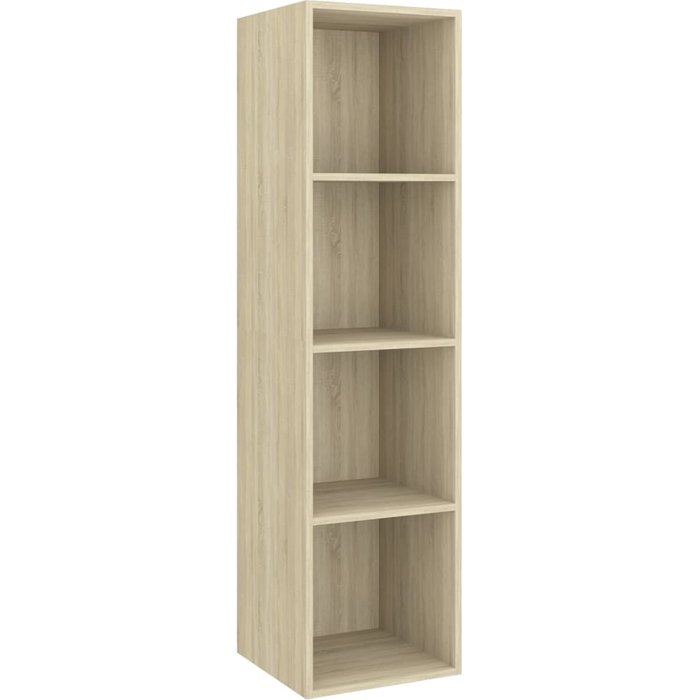 Mueble tv de pared roble sonoma 37x37x142,5 cm aglomerado