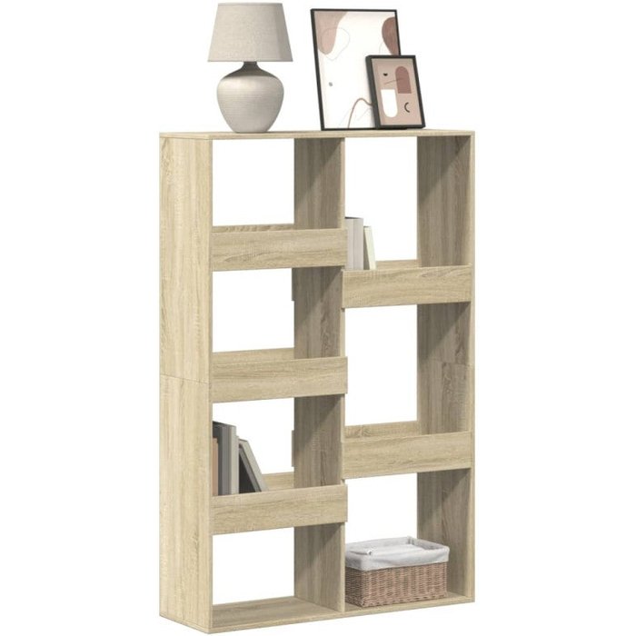 Estantería de madera de ingeniería roble sonoma 100x33x155,5 cm vidaxl