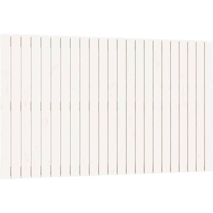 Cabecero de cama de pared madera maciza pino blanco 147x3x90 cm - comfortxl