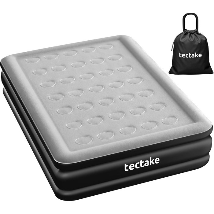 Tectake colchón inflable para 1 o 2 personas