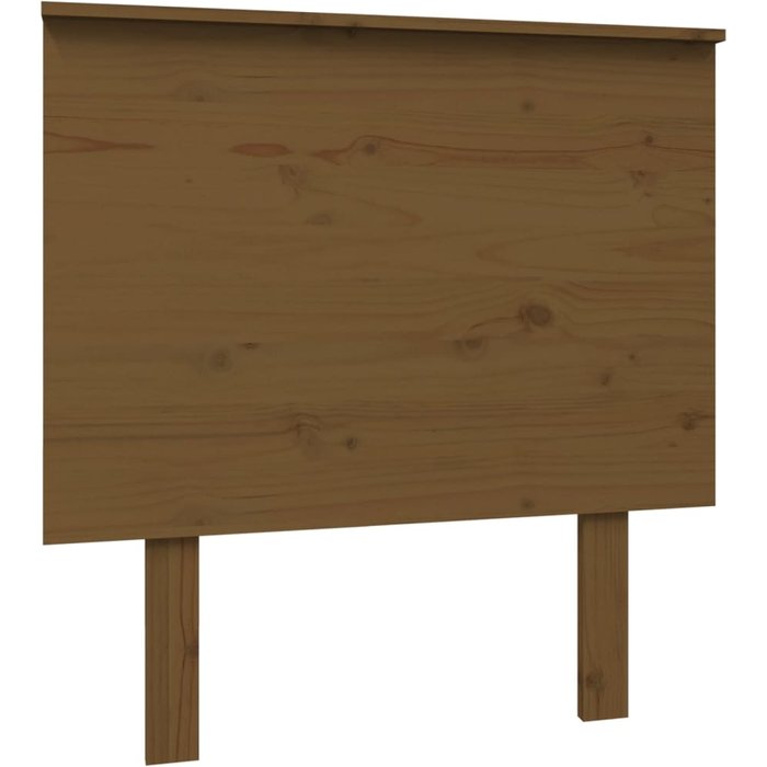 Cabecero de cama madera maciza de pino marrón miel 79x6x82,5 cm - comfortxl