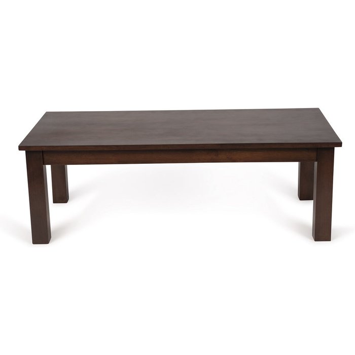 Mesa de centro aiko 120x60x40cm en madera acabado color wengué