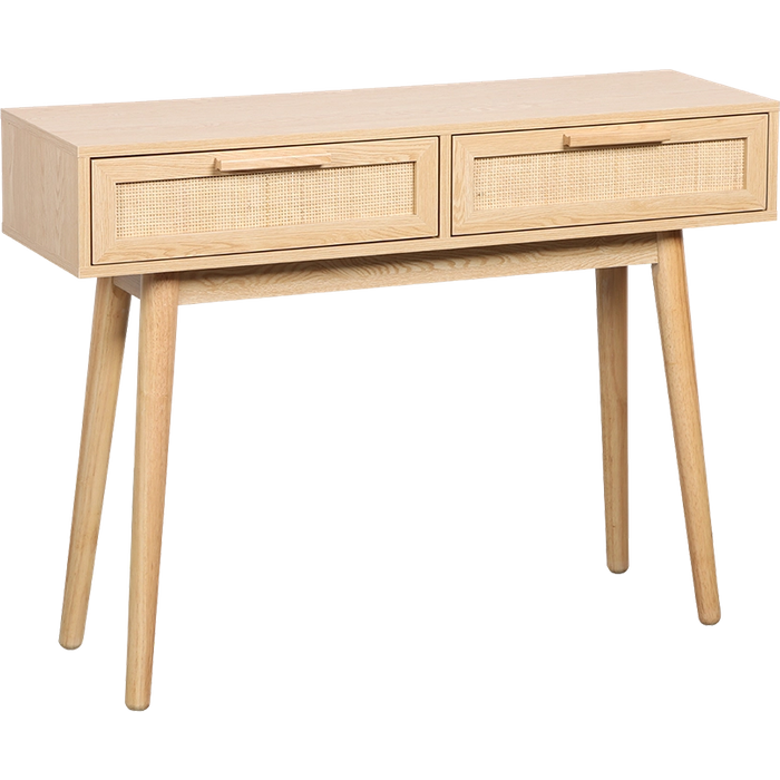 Consola ratán clare - color madera natural - homekit