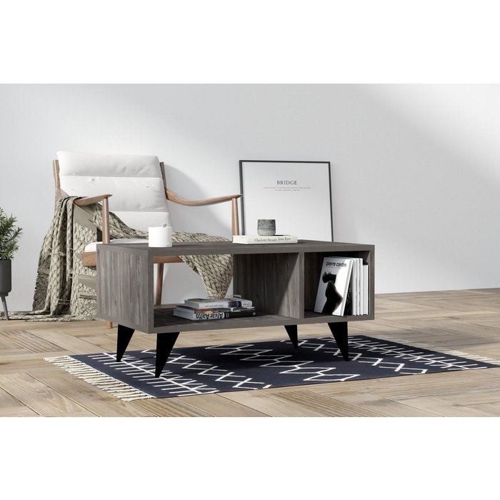 Mesa de centro clara antracita