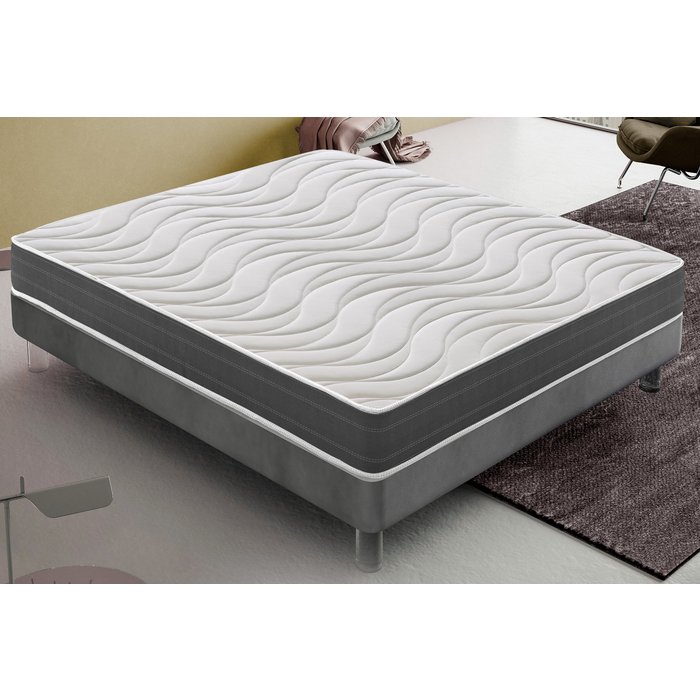Colchón viscoelástico 80x200 - 22 cm de altura - reversible - rigidez h4
