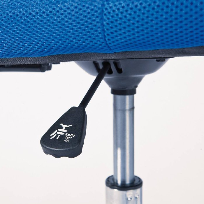 Silla con ruedas, ajustable una silla, 5 ruedas, azul - falerna