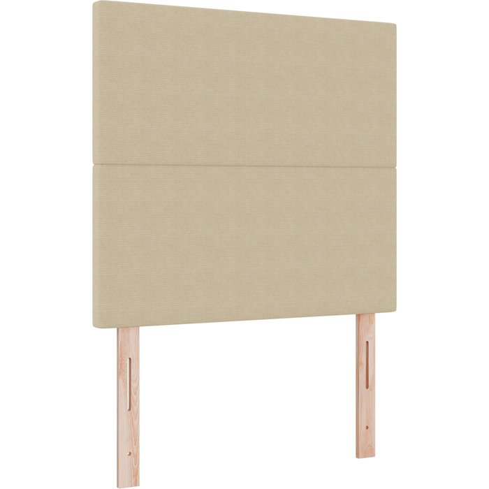 Cabecero de cama diseño sencillo tela pana gris verde 100 cm cfw77824