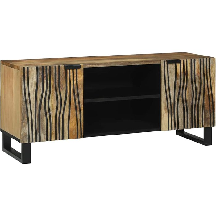 Mueble de tv marrón 105 x 33 x 46 cm madera de ingeniería