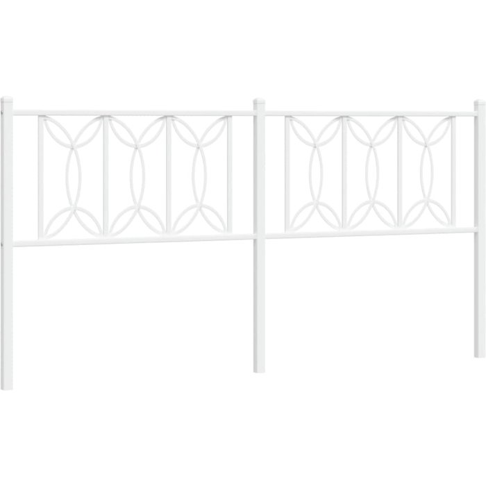 Cabecero,cabecero de cama,panel de cabecera de metal blanco 180 cm cfw94323