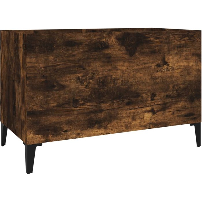 Mueble discos madera contrachapada roble ahumado 74,5x38x48 cm – comfortxl