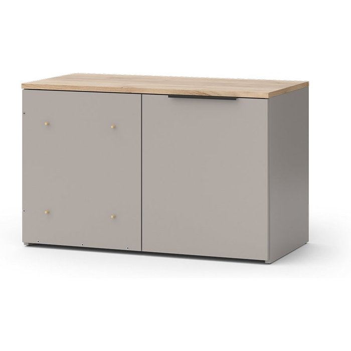 Vicco aparador wido, gris, 80 x 50 cm con puerta