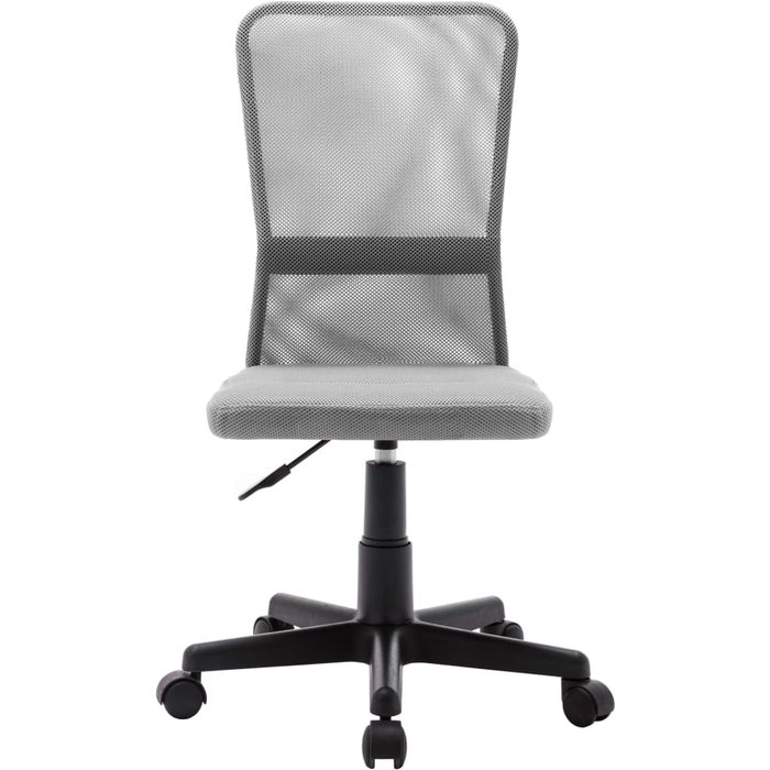 Silla de oficina | sillón oficina de tela de malla gris 44x52x100 cm cfw424657
