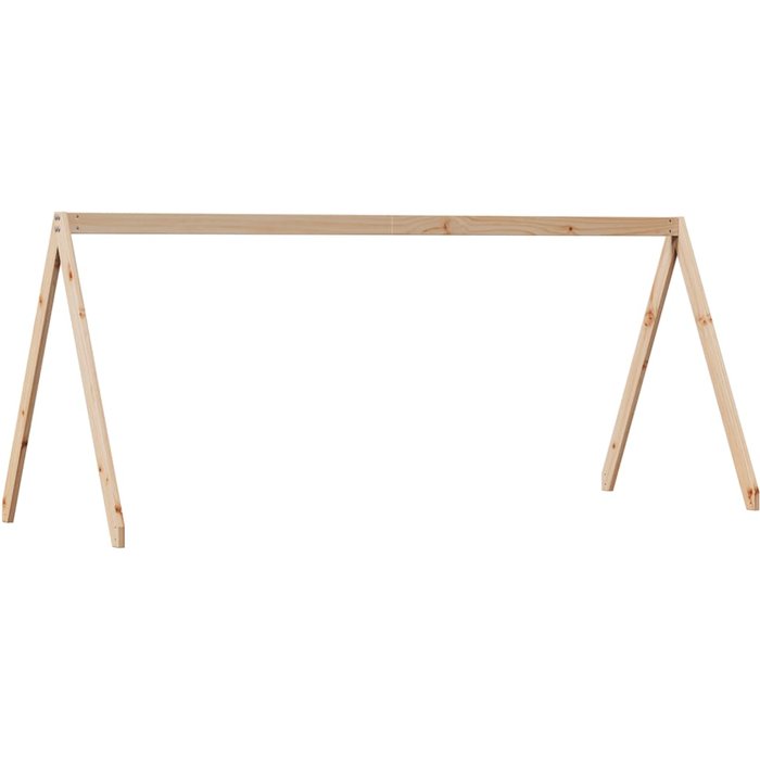 Dosel de cama infantil de madera maciza de pino 199x80,5x88 cm — comfortxl