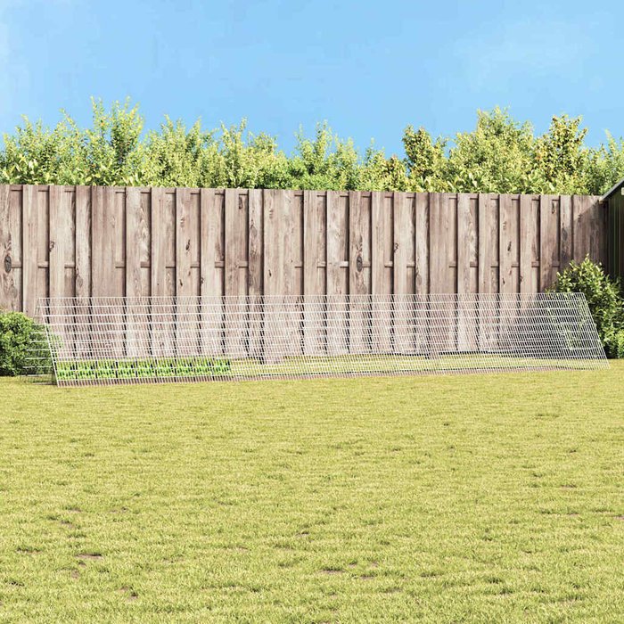 Jaula para conejos plateado 650 x 100 x 85 cm acero galvanizado vidaxl