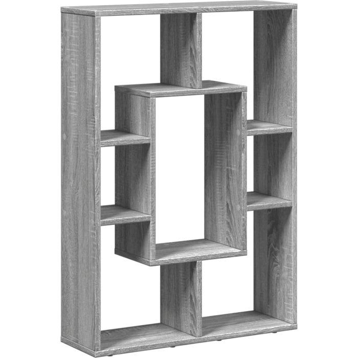 Estantería de madera de ingeniería gris sonoma 63x20x90 cm – comfortxl