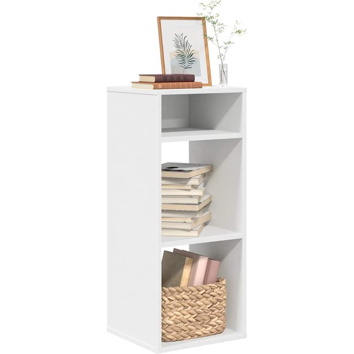 Maison exclusive - estantería librería madera contrachapada blanco 34x31x80 cm