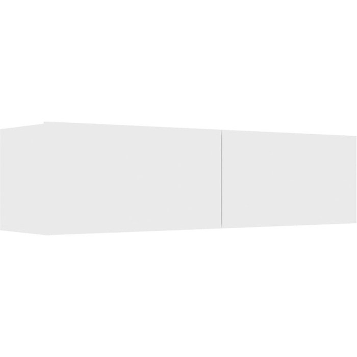 Mueble tv blanco aglomerado 120x30x30 cm