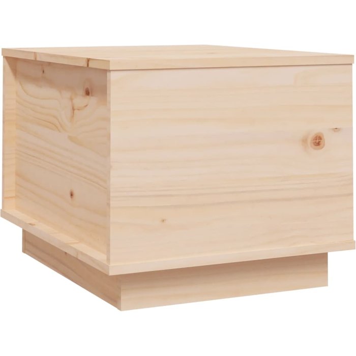 Mesa de centro de madera maciza de pino 40x50x35 cm - comfortxl