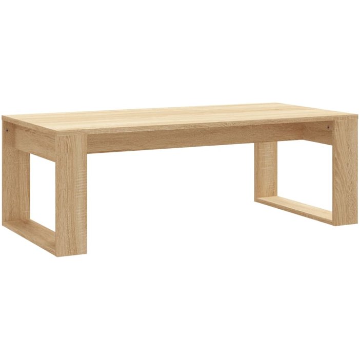 Mesa de centro madera de ingeniería roble sonoma 102x50x35 cm
